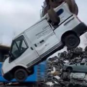 Trafford Council crushed the van last month