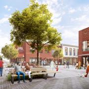 A CGI depiction of the redevelopment of King Street