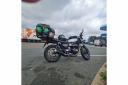 The 2019 Triumph Street motorbike reported stolen from the driveway of a property on Sudworth Road, New Brighton in the early hours of Tuesday morning (April 23)