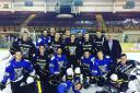 Justin Bieber with Manchester Storm last year
