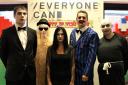 Everyone Can charity worked, from left, Andrew Bromilow as Lurch, Richard Bull as Cousin It, Nikki Jones as Morticia, Paul Sullivan as Gomez and General Manager Julian Lee as Uncle Fester.