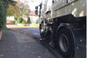 One of Trafford Council's leaf sweepers