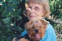 Betty Plevin with her beloved dog Molly
