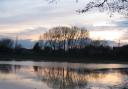 JohnWeightman took this photo at sunset by the River Bollin just outside Dunham Park.