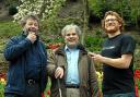 Left to right Eric Robson with Peter Wilkins, Voluntary Access Advisor and James Vyne from Soundmap