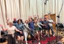 Alty Voices recording its arrangement ahead of featuring on Everyone Else Burns