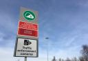 A Clean Air Zone sign in Hollinwood, Oldham, in February 2023 (Picture LDRS/Joseph Timan)