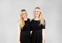 Laura and Rachel Beattie wearing two versions of the Careaux dress