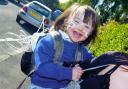 Five-year-old Lillie Milligan who suffers from the lung disease bronchiectasis