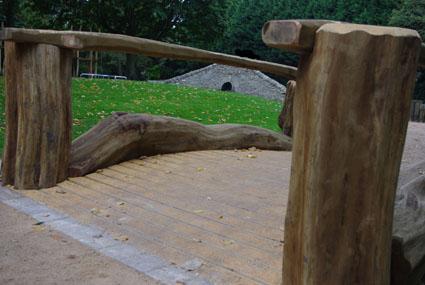 Photo of the new play area in Stamford Park taken by Peter Spooner of Hale Road, Hale
