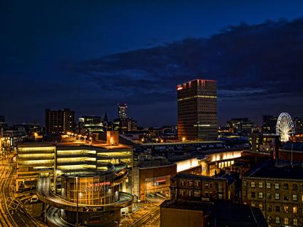 Manchester Twilight by Andrew Wharmby of Timperley, Altrincham