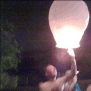 One of the mini glo lanterns responsible for the strange lights in Flixton