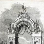 The Triumphal Arch at Old Trafford, on the Occasion of Queen Victoria's Visit