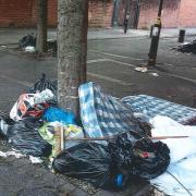 Some fly-tipping in Trafford