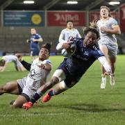 Marland Yarde touches down against Wasps