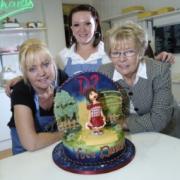 The cakes creater Emma Ball has delighted Danielle's mum Tracy Slevin and grandmother Ann Radley