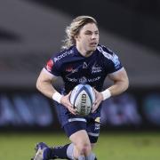 TRY: Faf De Klerk was on the scoresheet for Sale Sharks in the win against Gloucester at the weekend