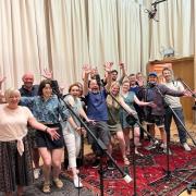 Alty Voices recording its arrangement ahead of featuring on Everyone Else Burns