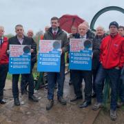 The MPs met on a bridge over the River Mersey