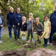 The pupils buried the capsule in Worthington Park