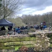 Filming at Bury's Burrs Country Park