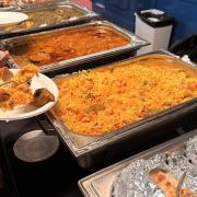 The delicious buffet at the event
