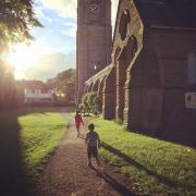 READER Jing Wu took this hoto of  St Paul's Church, Sale in beautiful sunset