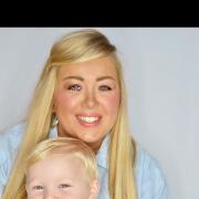 Jessica and her son Kobie, aged 2