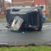 Woodhouse Lane crash. Picture: Daren Marsden