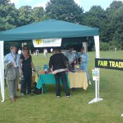 St. Anne's Fairtrade stall at Sale Festival