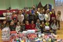 2nd Ellesmere Brownies and their food bank donations
