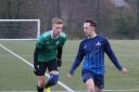 Action from Abacus Media v Altrincham Hale (green and black)
