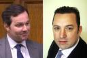 DIVIDED: Bolton West MP Chris Green, left, and Cllr Andy Morgan