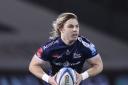 TRY: Faf De Klerk was on the scoresheet for Sale Sharks in the win against Gloucester at the weekend