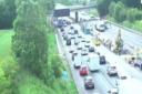 Updates as M56 in Trafford closed after crash