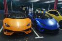Both Lamborghini Huracáns were seized in a Tesco car park