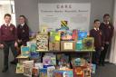 The Year 6 pupils collected hundreds of books and donations for children in Zambia