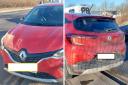 Renault Captur seized by police in Trafford