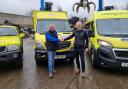 The ambulances are on their way to Ukraine