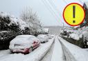 Snow and ice yellow weather warning issued for Trafford this weekend.