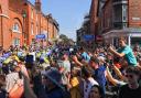 The town welcomed 50,000 spectators