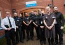 New Police recruits with Chief Constable Ian Hopkins