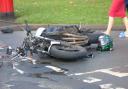 Crash in Partington. Picture: Darren Marsden