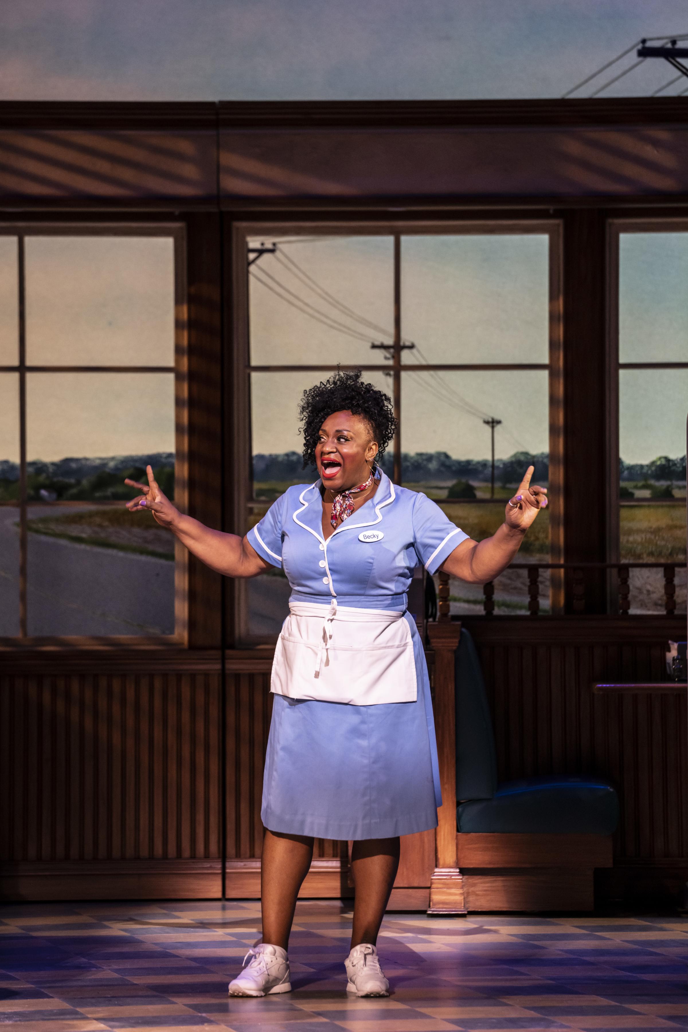 Sandra Marvin in Waitress (Picture: Johan Persson)