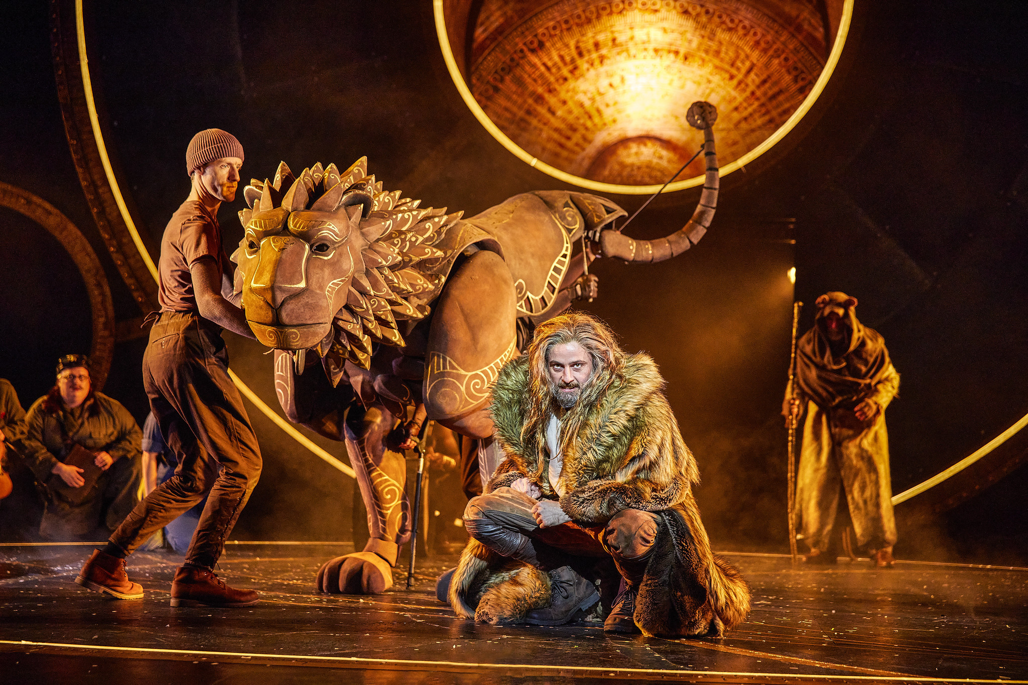 Chris Jared as Aslan in The Lion, The Witch and The Wardrobe (Picture: Brinkhoff-Moegenburg)