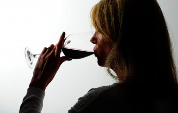 Messenger Newspapers: A woman drinking red wine. Credit: PA