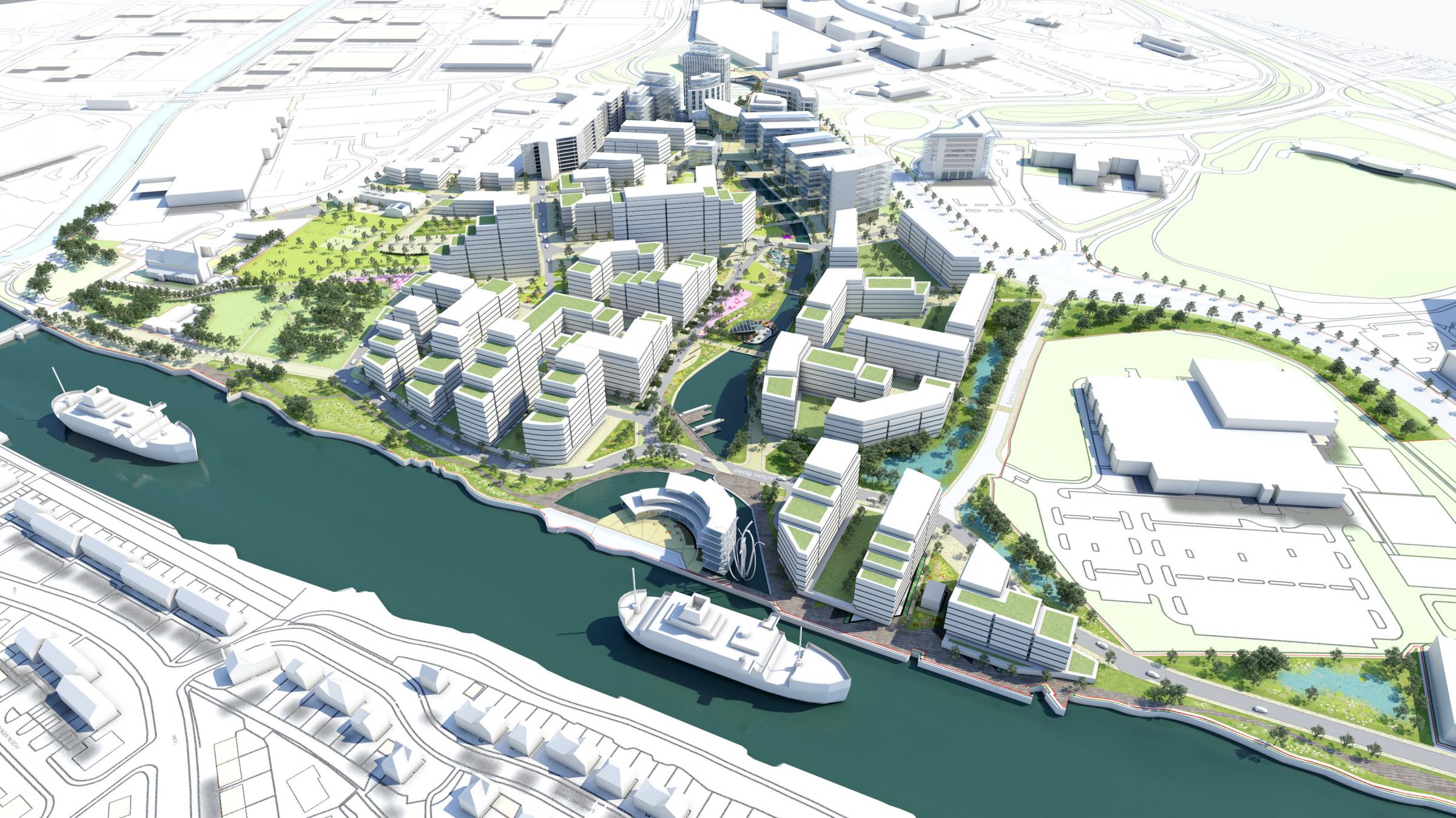 Plans submitted for first phase of work at 'TraffordCity' - Vimarsana News