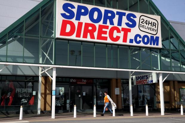 Messenger Newspapers: Sports Direct store. Credit: PA