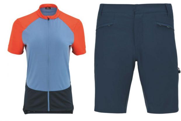 Messenger Newspapers: Left: Ladies’ Crane Orange Cycling Jersey (Aldi) Right: Men’s Crane Cycling Shorts & Inner (Aldi)