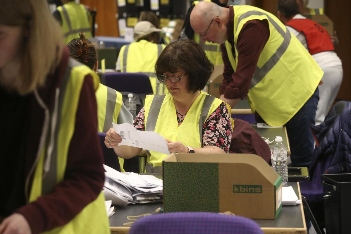 A local election count last week